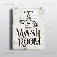 nordic home wall decoration hd prints pictures save water instructions modular painting canvas artwork laundry room poster