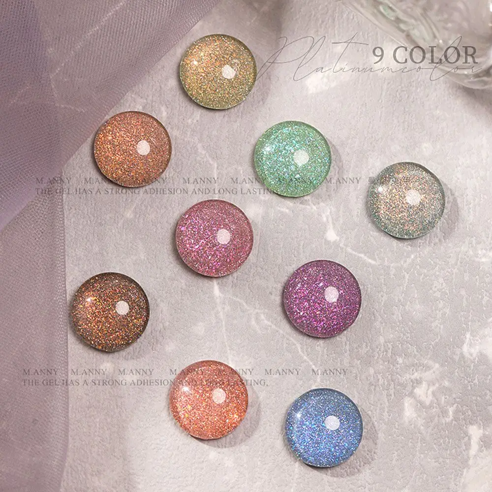

Girl Base Top Coat Nail Varnishes Reflective Brocade Glitter Semi Permanent Manicure Manicure Set Nail Polish ​