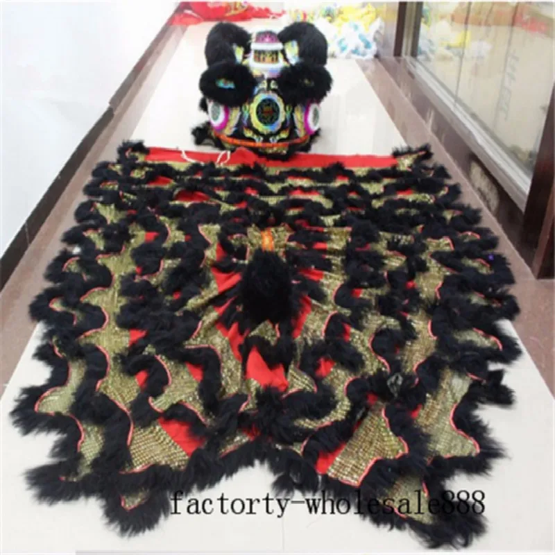 Костюм талисмана льва танцевальный костюм Китайский народный художественный