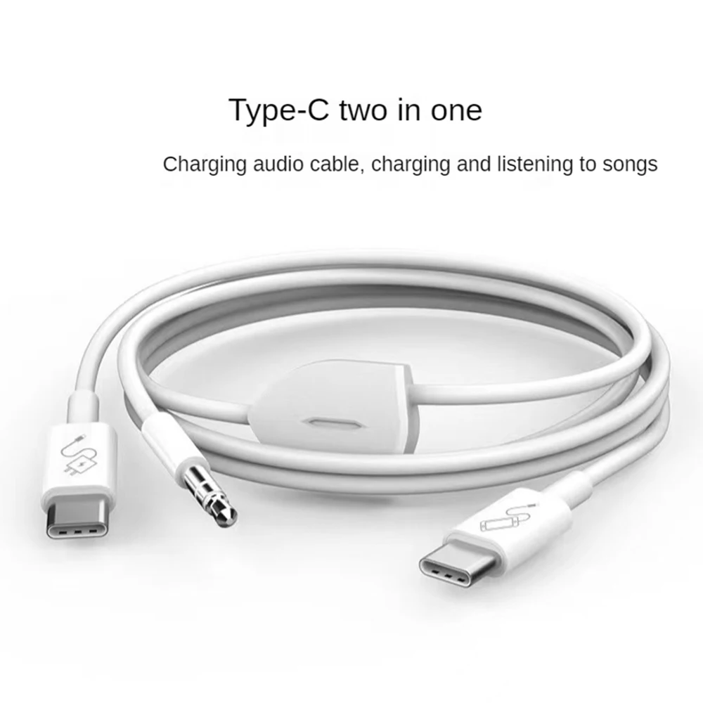 

2 в 1 USB C до 3,5 мм разъем для наушников адаптер Тип C зарядка аудио Aux адаптер для Samsung S20 Ultra Note 20 S21 Ipad Pro Iphone13