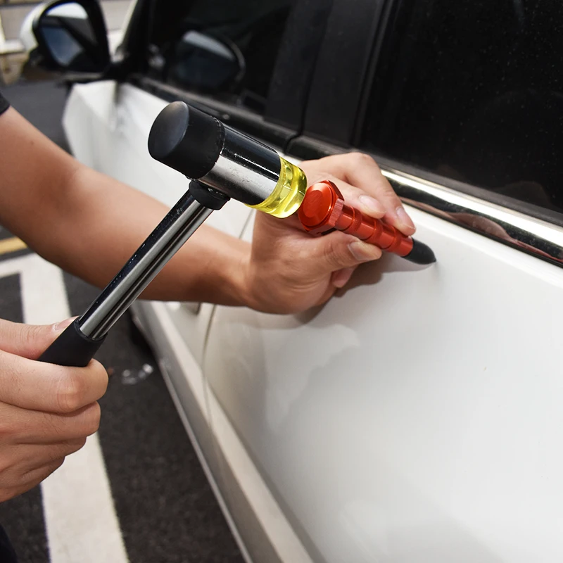 Инструменты для ремонта вмятин на автомобиле Kit резиновый молоток вкладки