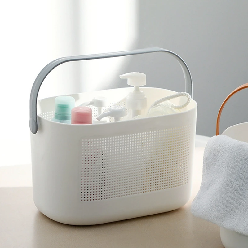 Новая Корзина для ванны с плотными отверстиями и ручкой корзина хранения фруктов