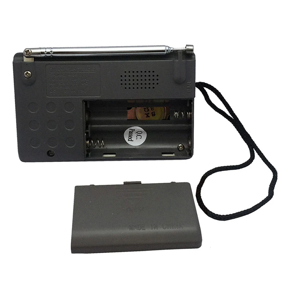 INDIN BC-R119 Portable Mini AM FM Radio Stereo Speakers Music Player Dual Band Receiver Channel 88-108MHz Antenna Audio | Электроника