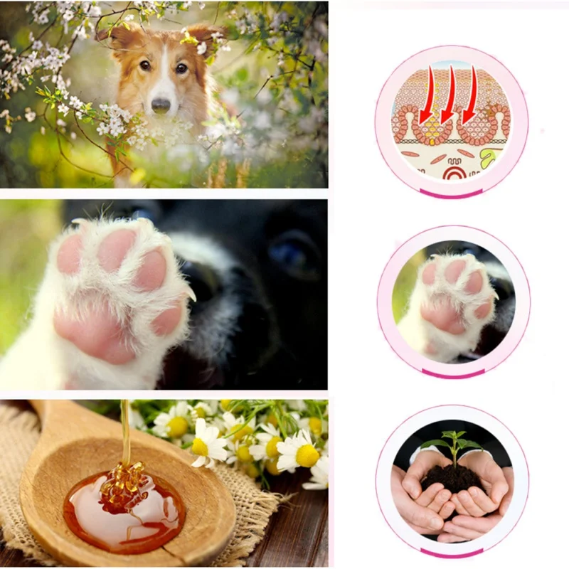 

100% Natural Pet Paw Dog Balm Protection Pet Supplies,Pet Claw Protector Nature Ultimate Hand Cream Dogs and Cats Paw Catnip