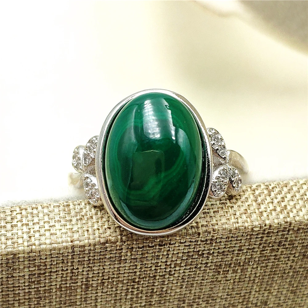 Новое натуральное малахитовое кольцо Chrysocolla регулируемое женские вечерние