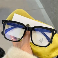 new anti blue light optical glasses unisex square eyeglasses anti uv spectacles simplicity goggles rice nails eyewear