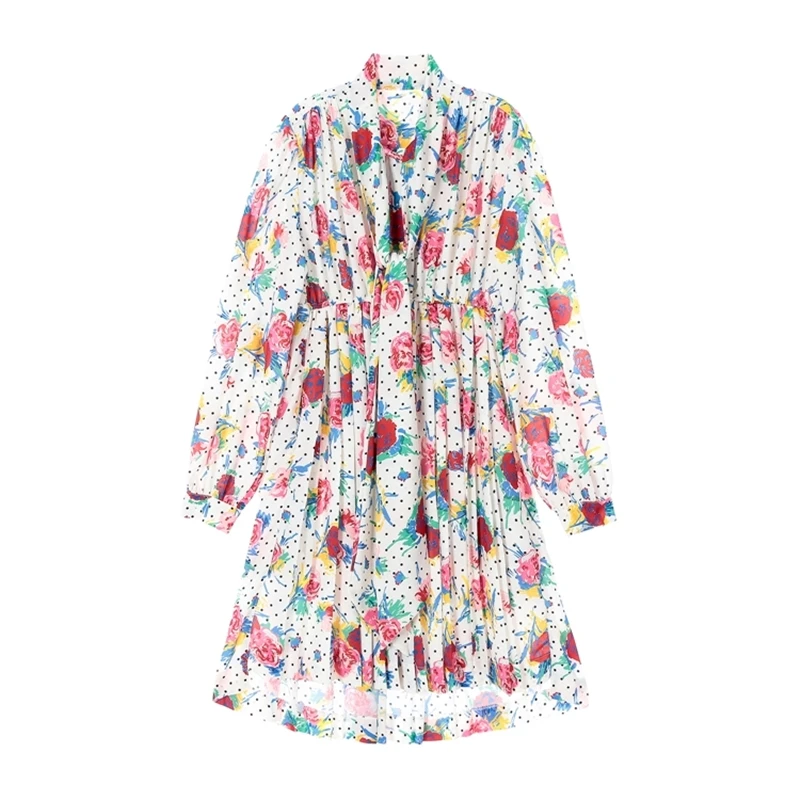 

2020 Summer Fashion Plus Size 5XL Dresses Boho Beach Women Floral Print Long Sleeve Mini Dress Vintage Holiday Shirt Dress