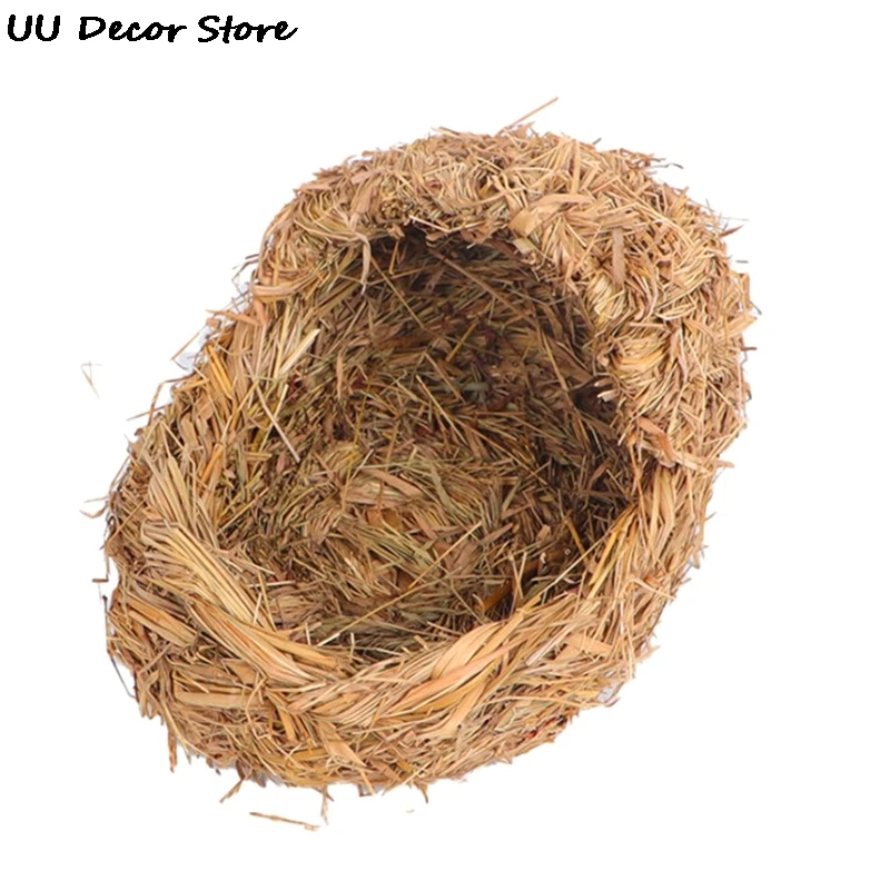 1 шт. птичье гнездо клетка для яиц из натуральной травы | Дом и сад