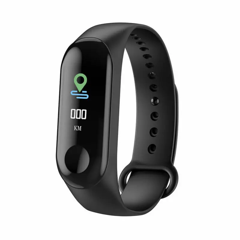 Смарт-часы с Bluetooth M3 пульсометр кровяный монитор фитнес-трекер Детские Женские