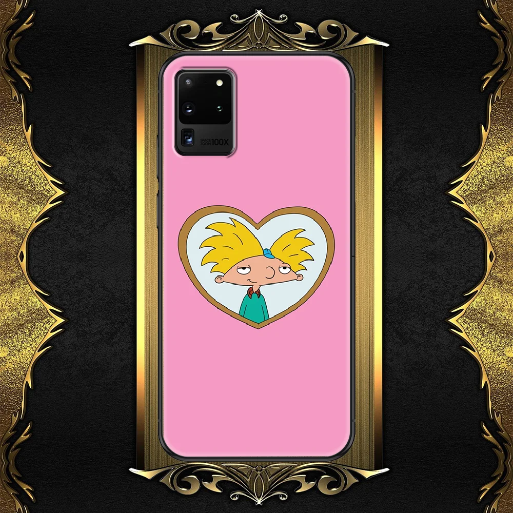 

Helga Arnolds Pataki Cartoon Phone case For Samsung Galaxy Note 4 8 9 10 20 S8 S9 S10 S10E S20 Plus UITRA Ultra black art prime