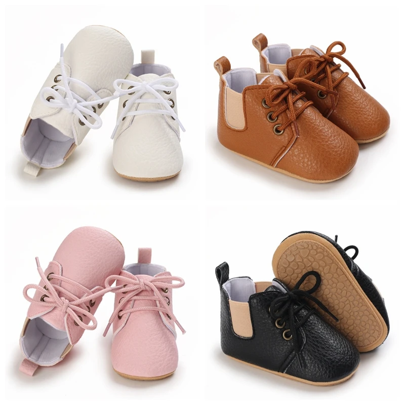 

Fashion Baby Shoes Boys Girls Classic Soft Sole Shoes Anti Slip Toddler Sneaker Trainers Prewalker Toddler First Walkers Flat
