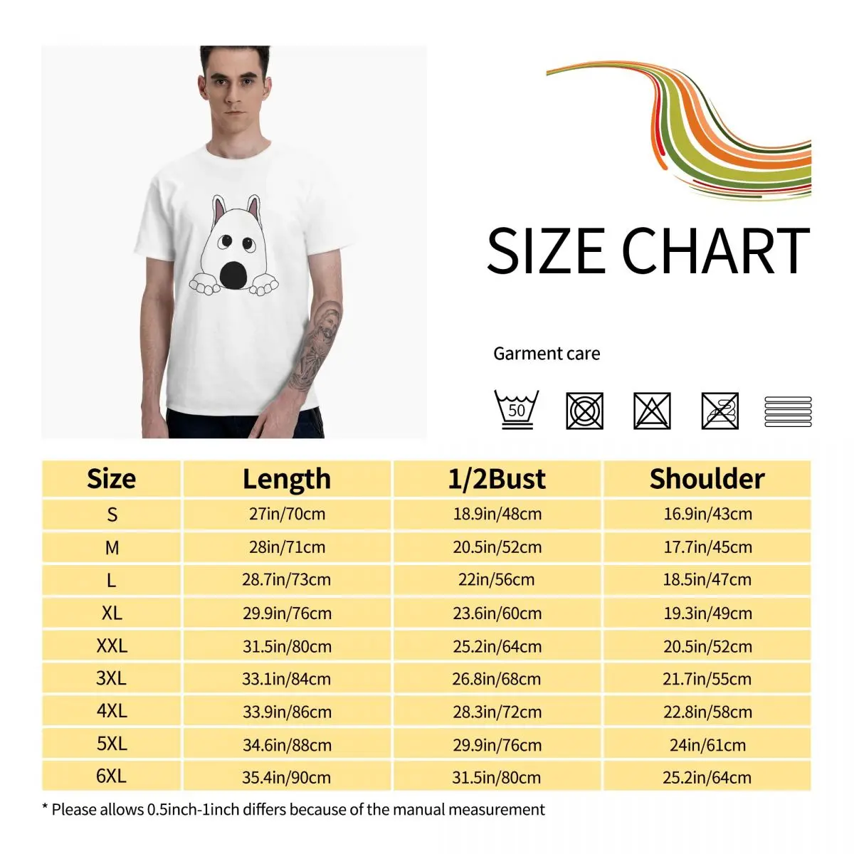 

Akita White Peeping Flip Flops Graphic Tee Men's Basic Short Sleeve T-Shirt Funny Tops
