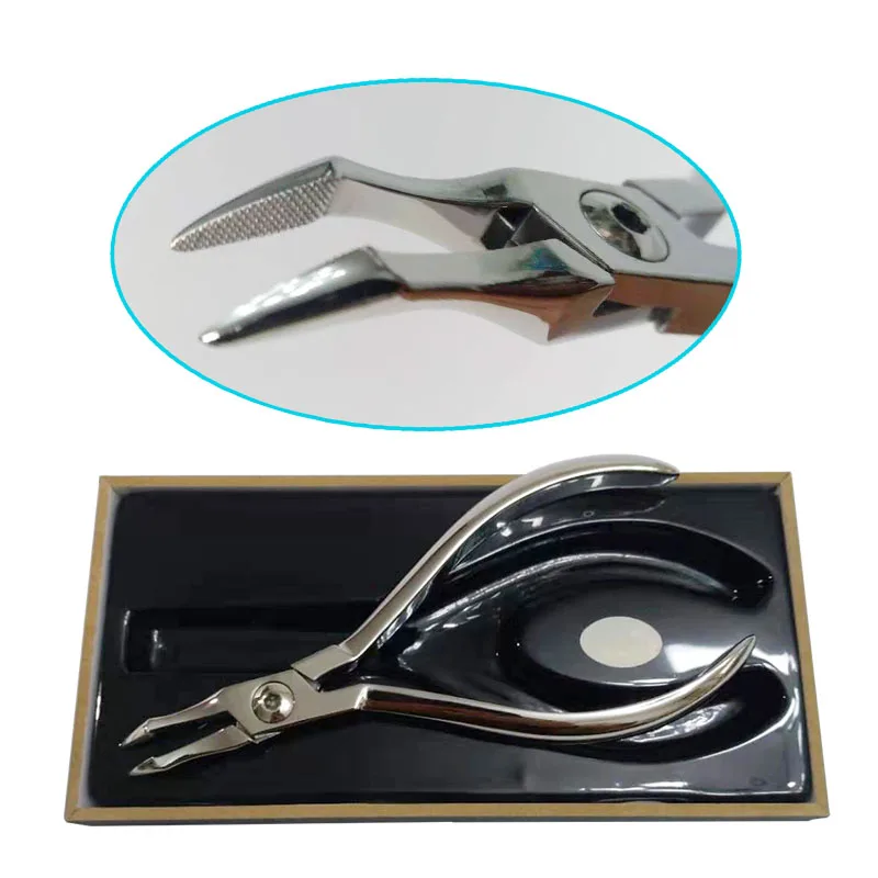 1 Piece Weingart Pliers for Positioning Arch Wires to Buccal Tubes, Uncovering Convertible Buccal Tubes and Bending Distal End