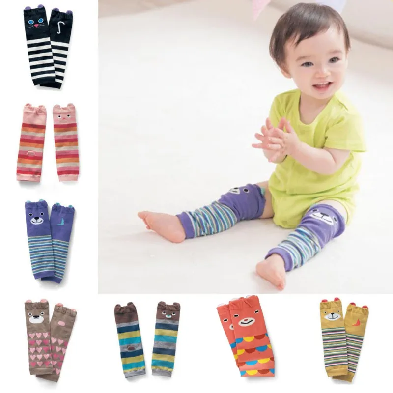 Розничная продажа оптовая Детские гетры с мультяшным рисунком в полоску до