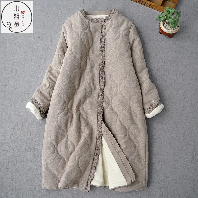 

Clip cotton-padded clothes in long money