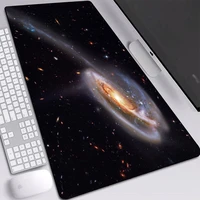 pad mouse gamer desk mat funny glossy space planet stars solar system large mouse pad pc computer mat square mouse pad