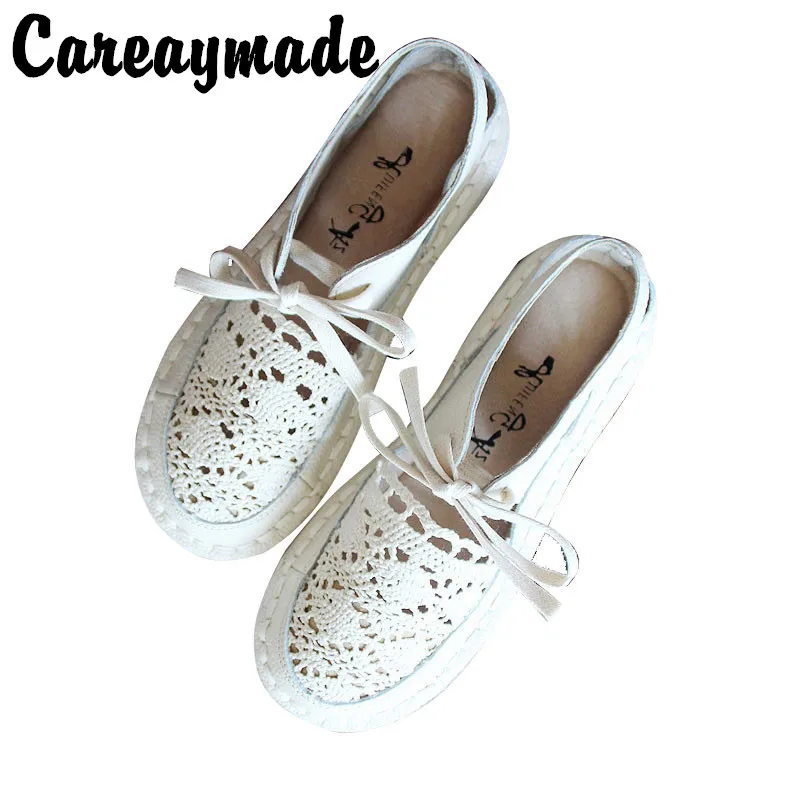 Новинка стильные летние сандалии Careaymade из натуральной кожи Литературная и