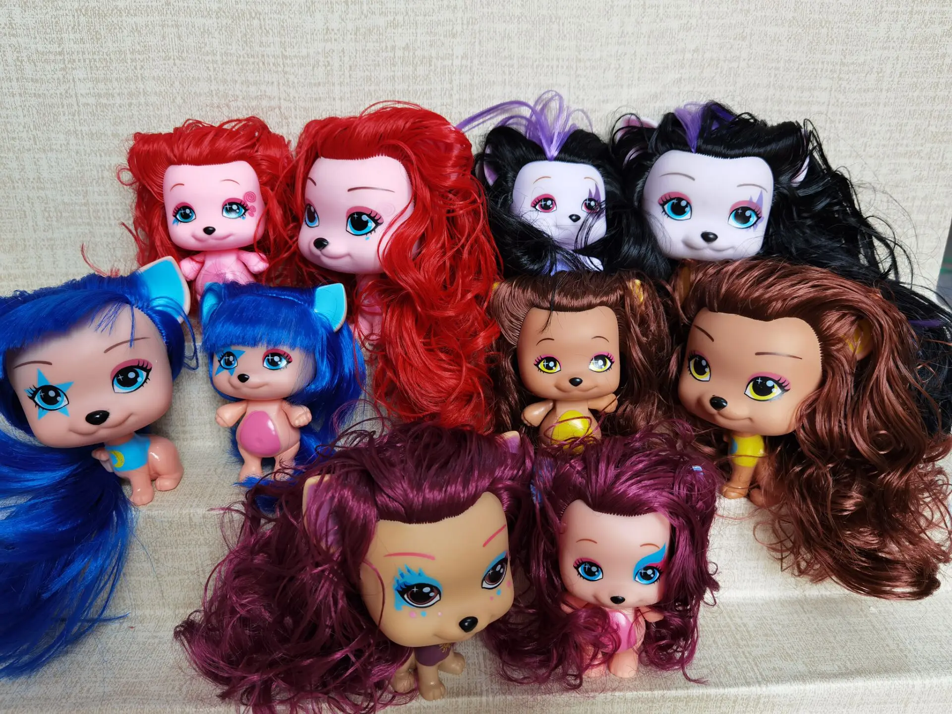 Милые куклы магазин старых домашних животных любовь VIP собака с волосами фигурка