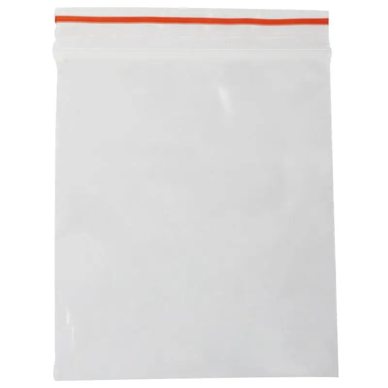 100 Pcs Sachet Pochette Transparent En Plastique Fermeture Bag Pochon Pression 5X7cm | Дом и сад