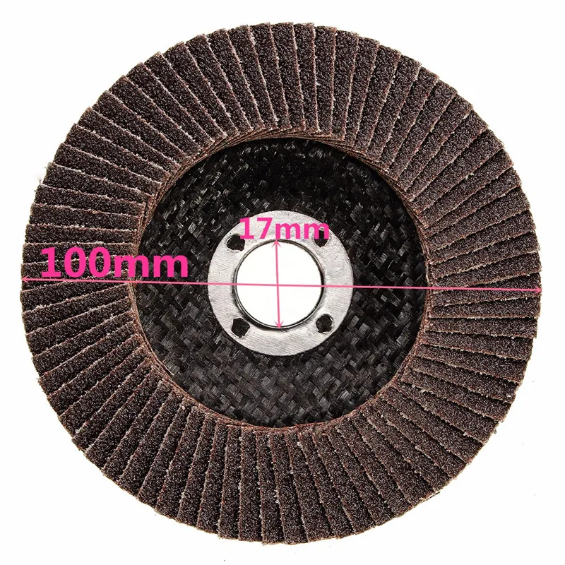

10pcs100mm 4 Inch 80 Grit Flap Sanding Disc Angle Grinder Wheel For Grinding, Cutting, Edge Chamfering/Beveling Dics