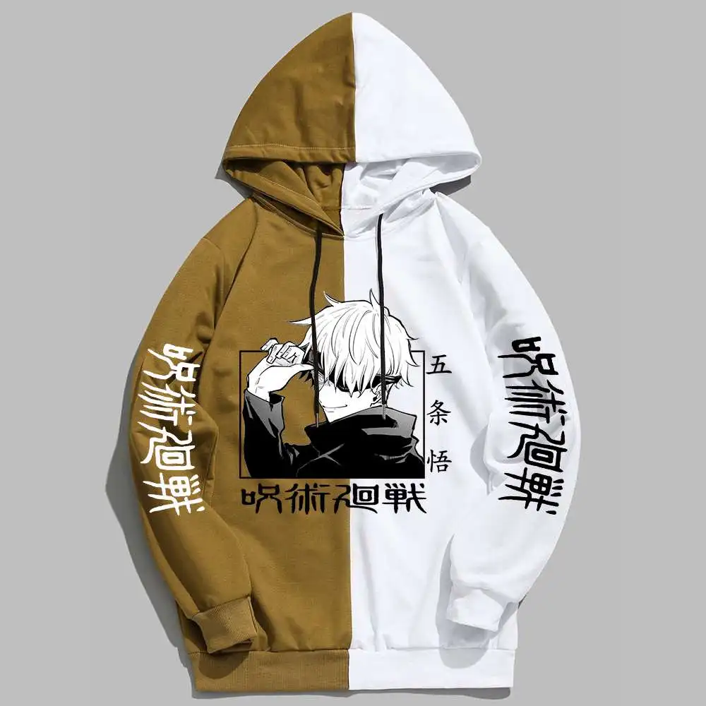 

Anime Jujutsu Kaisen Gojo Satoru Hoodie Itadori Harajuku Streetwear Hip Hop Sweatshirts Loose Hoodies Men's Clothes Streetwear
