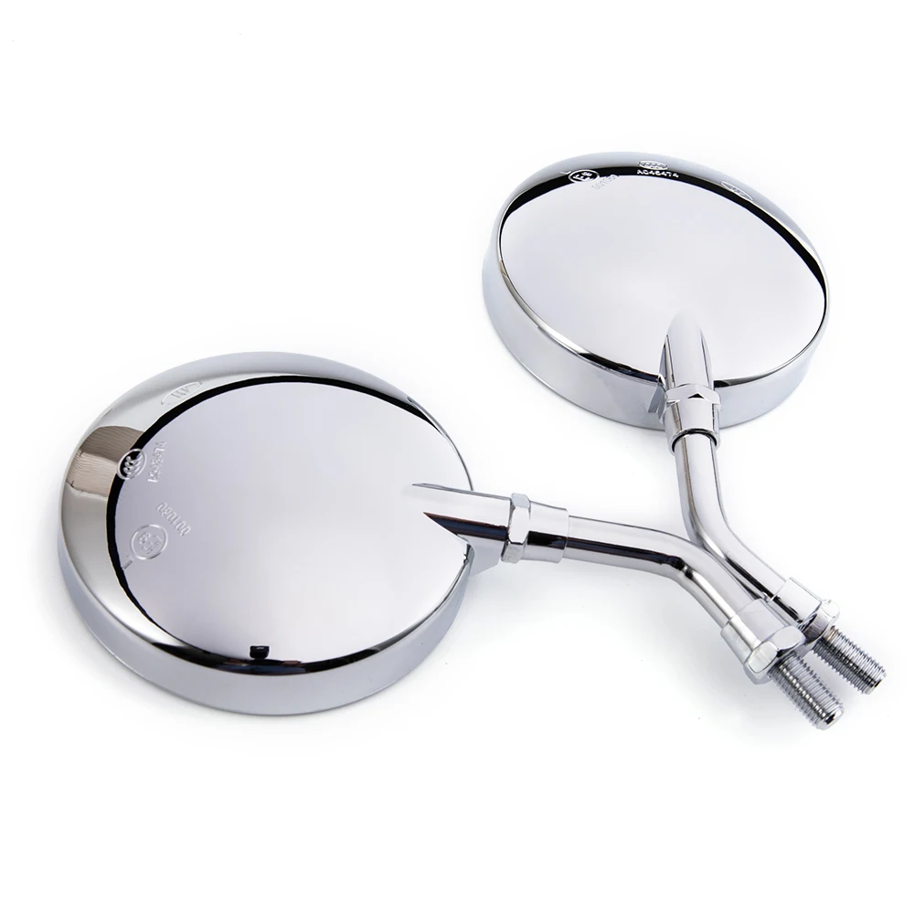 Круглые мотоциклетные зеркала заднего вида 10 мм боковое зеркало в стиле ретро Cafe