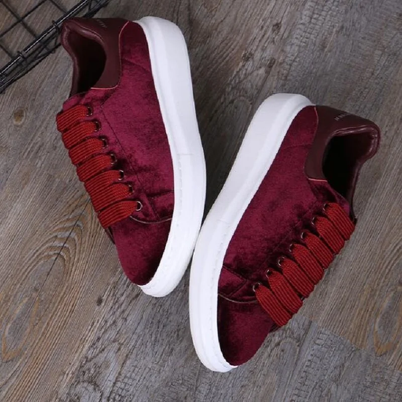 European Station 2020 New Heavy Bottom Outdoor Air-permeable Velvet Leather Luxurious Pairs of Elevated Muffin Sports Shoes | Спорт и