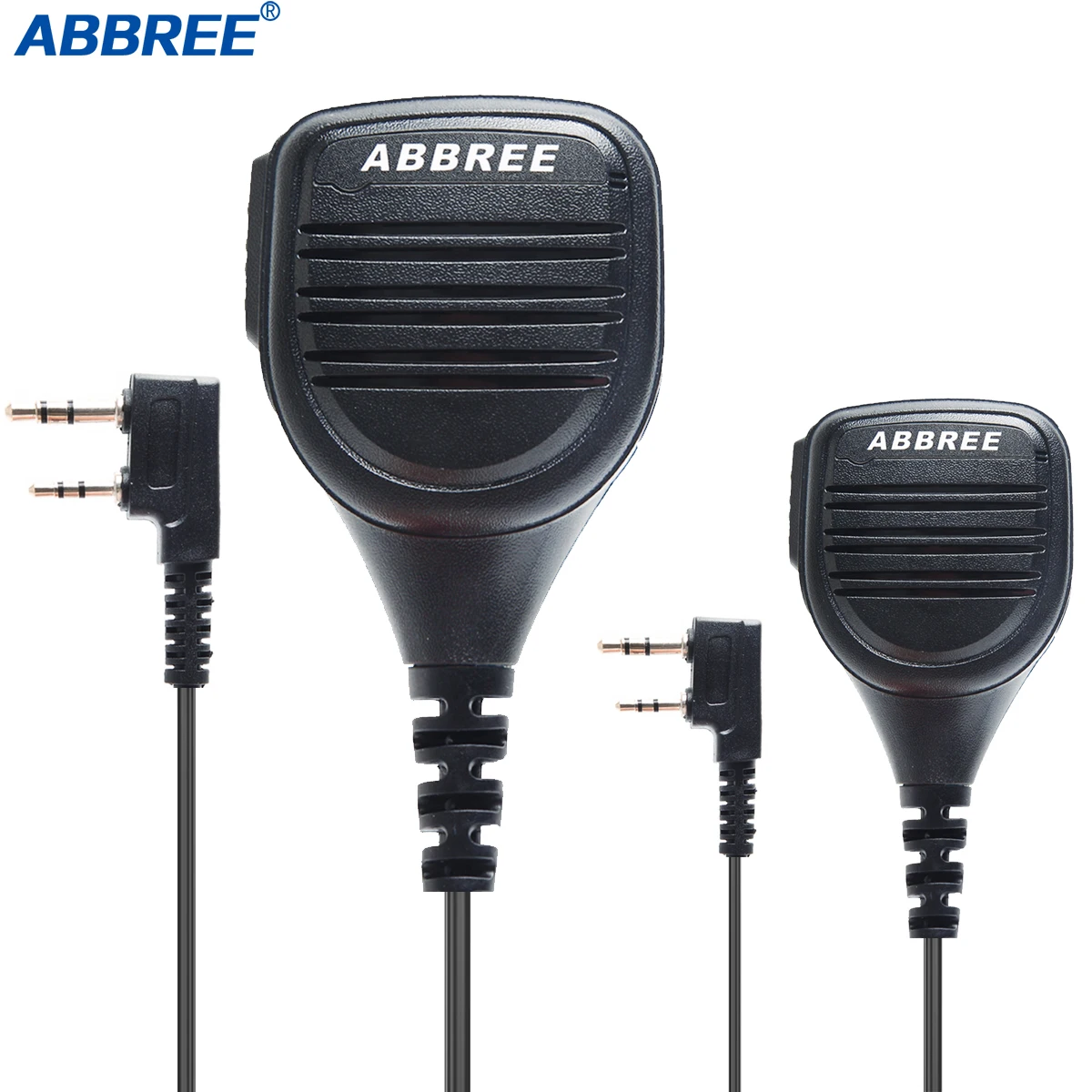 2 шт. Abbree AR 760 PTT удаленный водонепроницаемый динамик микрофон для двусторонней