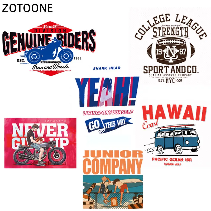 Утюг на нашивка в стиле панк Модные Автомобиль Мотоцикл с буквенными