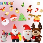 2021 с новым годом рождественские украшения DIY Рождественский подарок Санта Клаус Снеговик дерево кукла-подвеска украшения для дома Ноэль Натал