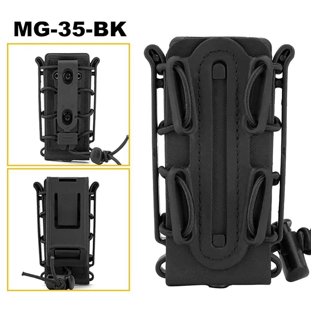 

5.56 7.62 Outdoor Fast Magazine Pouch Quick Release Tactical Mag Nylon Holster Case Box Replacement for Molle System Belt