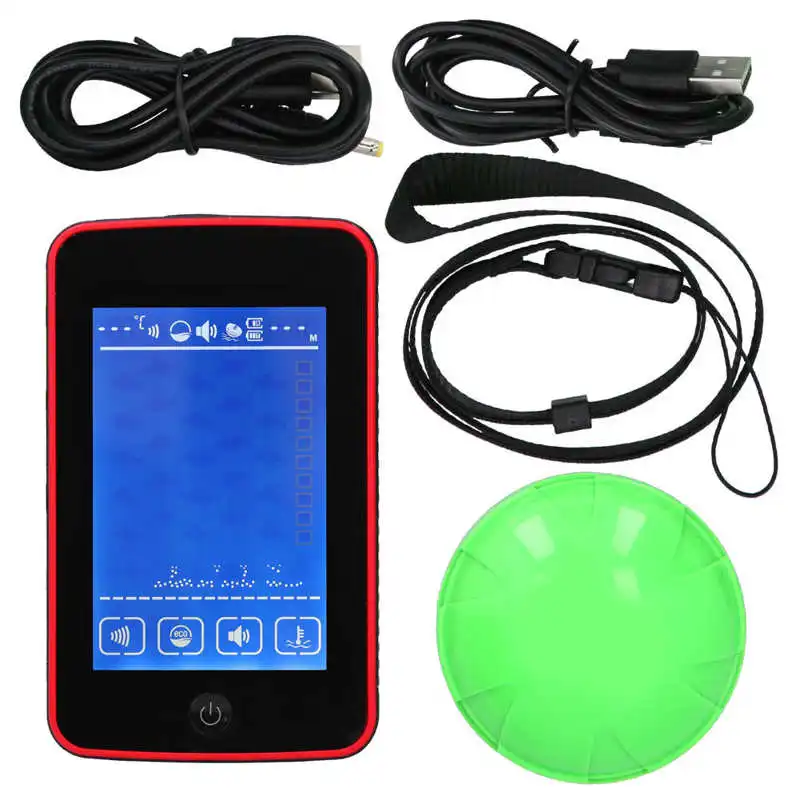 Портативный беспроводной дистанционный ЖК-датчик гидролокатора умный цветной