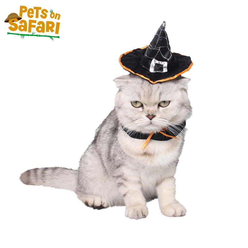 Красивый головной убор для кошек Одежда собак Волшебная Шляпа Хэллоуина товары