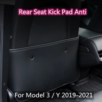 for tesla model 3 y 2019 2021 rear seat anti kick pad anti dirty protective decorative car interior accessories parts