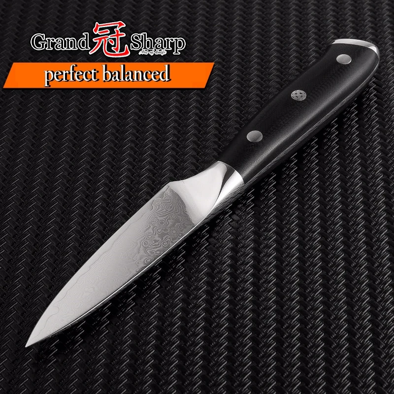 

Damascus Knife Sets 2-Piece Chef Butcher Paring Kitchen Knives Japanese Damascus Steel vg10 Cooking Tools Damascus Knives Sets