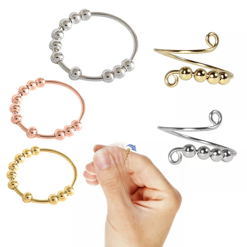 Спиральное кольцо-Спиннер для девушек и женщин | Игрушки хобби