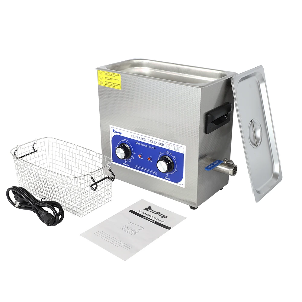 

110V / 60Hz / American Plug[US-W]ZOKOP 360HT / 180W / 6L / 40kHz / / Stainless Steel / 190823311