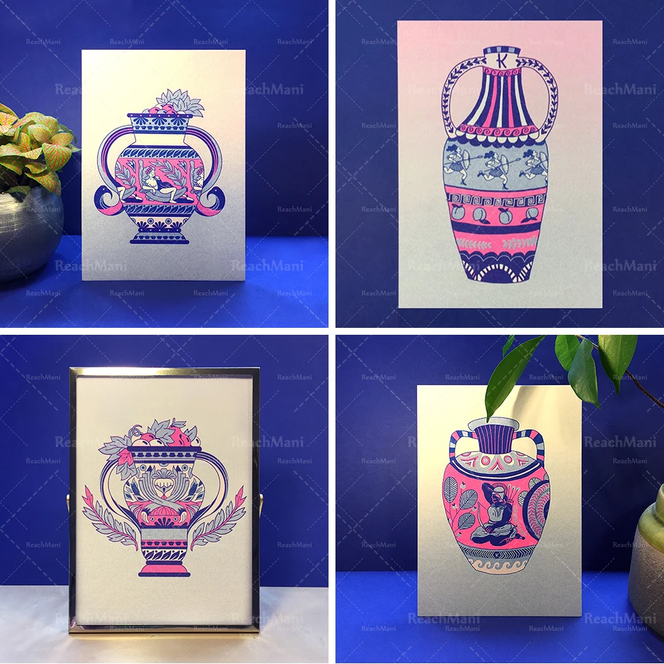 

Affiche d'impression d'art de vase