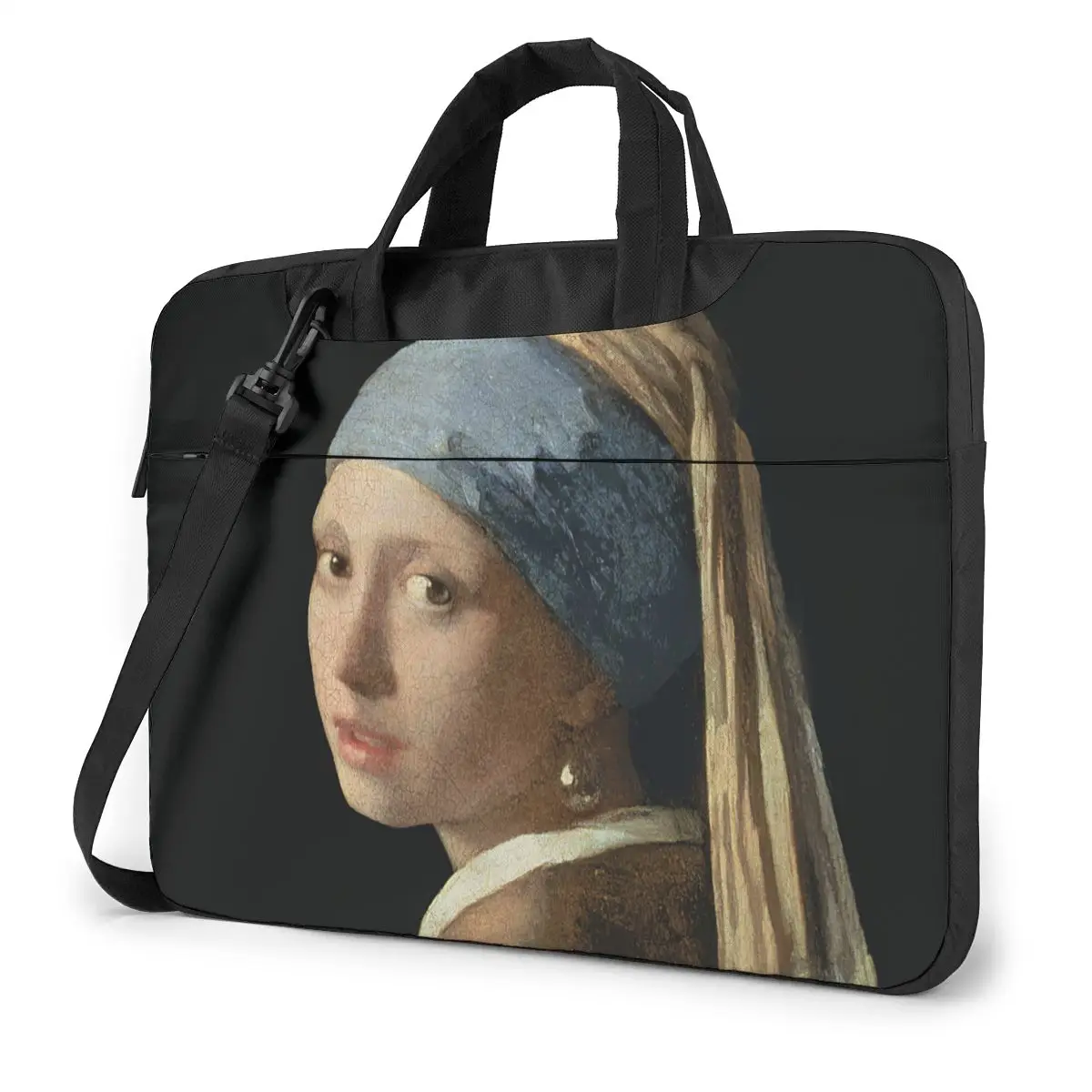 Женская сумка для ноутбука с жемчужинами и серьгами винтажная Защитная