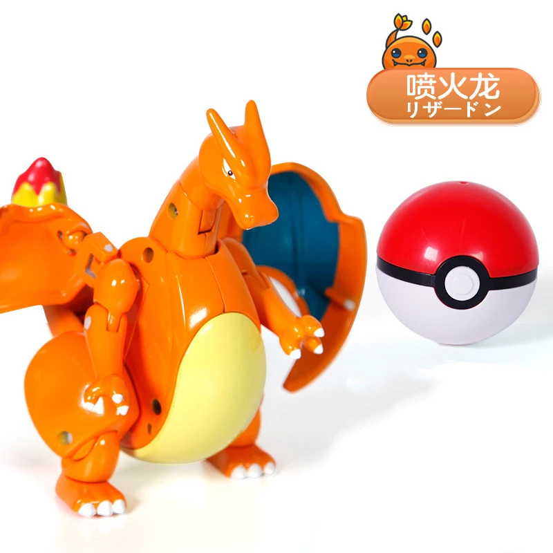 TAKARA TOMY Pokemon Pikachu Poke деформационный шар фигурка героя Mewtwo Charizard Bulbasaur Blastoise Gyarados - Цвет: no box