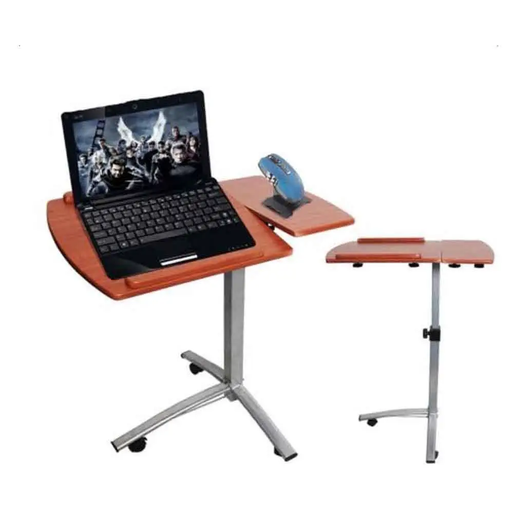 

Studying Notebook Table Writing Wood Strength Adjustable Simplistic Computer Breakfast Food Serving Desk for Student