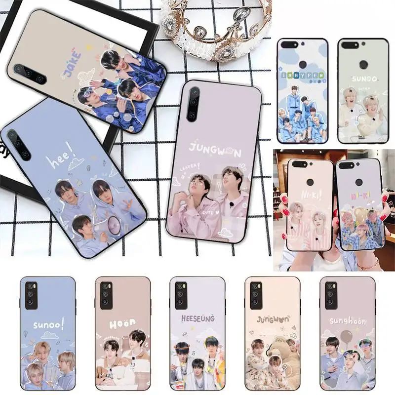 

enhypen kpop Phone Case Ultra Thin Luxury Case For Huawei Honor 10i 20i 8 Pro 9 10 20 Lite 30 Pro Back Coque