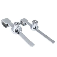 1pcs zine alloy glass door lock anti theft safety latch for display case counter drawer cupboard cabinet furniture hardware