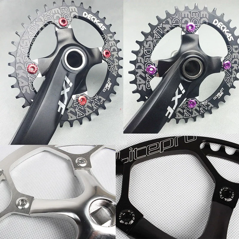 5 шт. Litepro односкоростной кривошипный болт двойная/Тройная Скорость MTB велосипед
