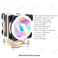 rgb cpu cooler for intel lga1700 radiator heat sink 6 heatpipes ventilador pwm 4pin desktop computer case cooling fan silent 9cm