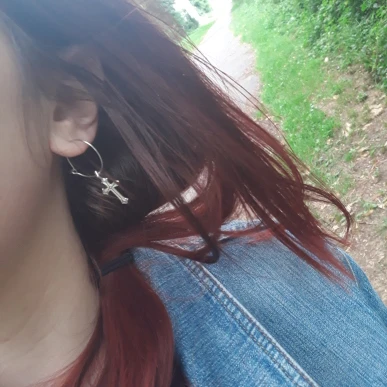 Горячая Распродажа модные виде незаполненного круга крест серьги для женщин