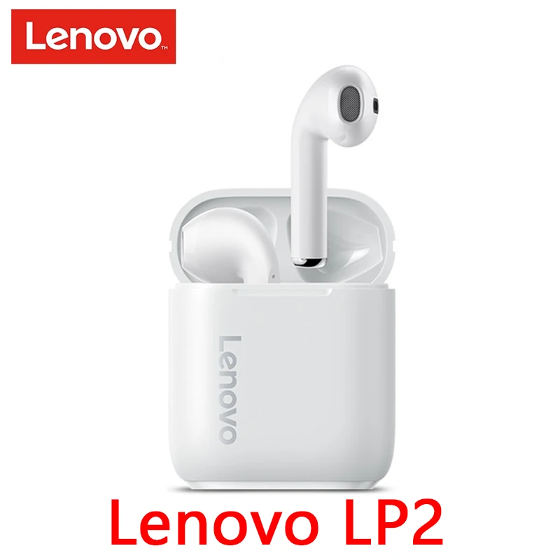 Оригинальные беспроводные наушники Lenovo LP2 TWS Bluetooth 5 0 Двойные стерео басы