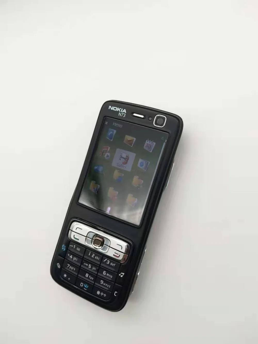 Восстановленный Мобильный телефон Nokia N73 разблокированный GSM Английский Арабский Русский Клавиатура