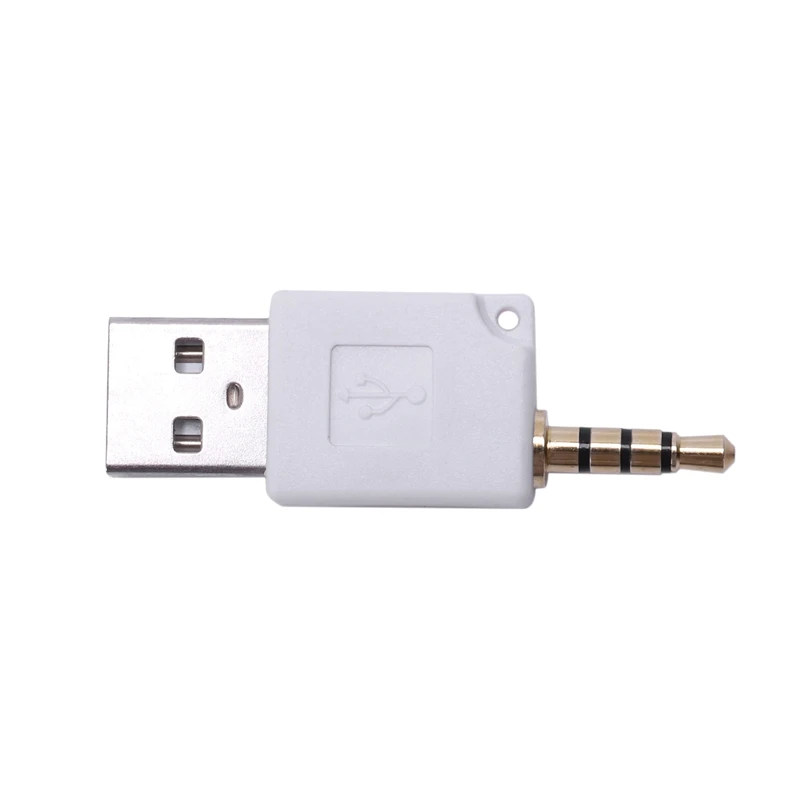 Белый USB 2 0 мужчина к 3 5 мм или передачи данных со штекером для синхронизации
