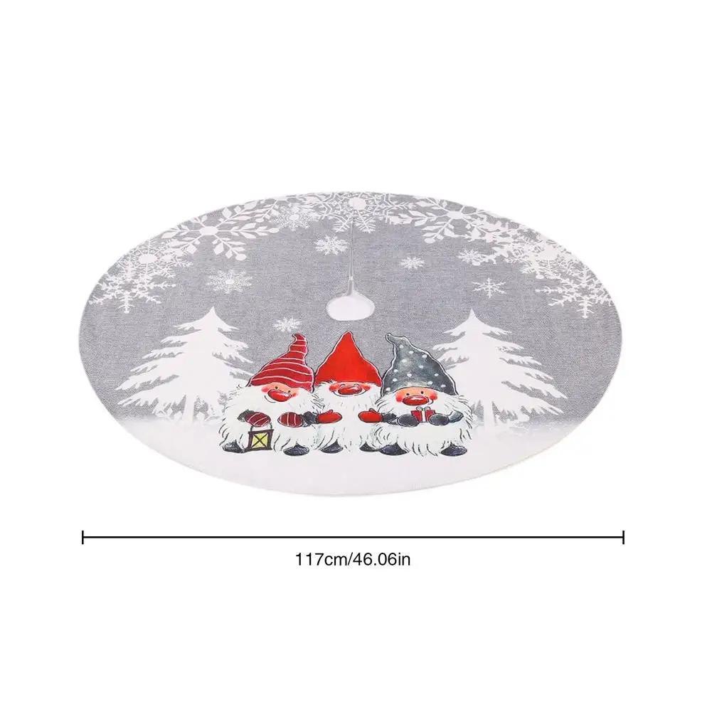 

Swedish Gnome Christmas Tree Skirt Flannel Christmas Tree Bottom Decorations Santa Gnomes Tomte Christmas Decorations Tree Wrap